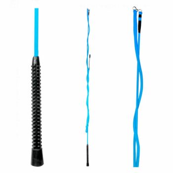   Waldhausen, Lunge pálca/ostor, egyrészes, azúrkék, 200 cm