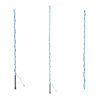 Waldhausen, Lunge pálca/ostor, levehető, azúrkék, 200 cm