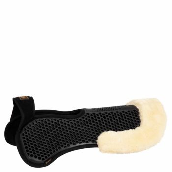   BR Eco-Wool, zselé a nyereg és a lótakaró közé, hátkímélés céljából, szőrmés, One size