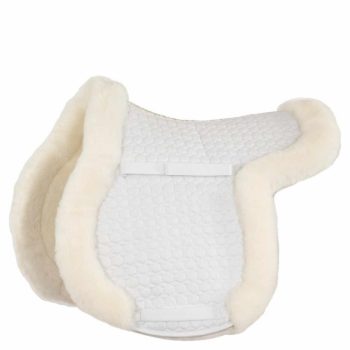   BR Numnah Hunter Nyeregalátét, bárányszőrős, megakadályozza a túlmelegedést, Full