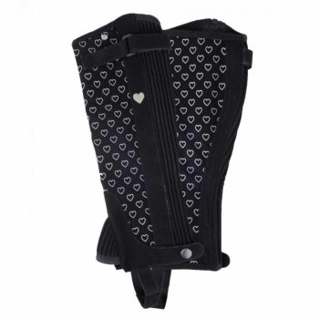   ELT, Lucky Heart Mini Chaps, gyerekeknek, fekete/Lucky Heart, KS