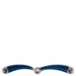 BR Egyszer tört kék acél csikózabla, 14mm, 14.5 cm