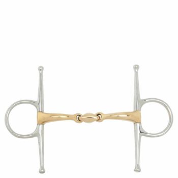   BR kétszertört pálcás zabla, Soft Contact 12 mm pálca 127 mm, 14.5 cm