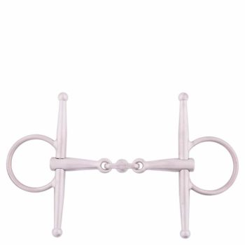 BR egyszertört pálcás zabla Titanio 16 mm, 12.5 cm