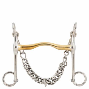   BR Soft Contact Cuprigan nyelvkerülős feszítőzabla 12 mm, karok: 140 mm, 11.5 cm