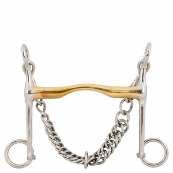   BR Soft Contact Cuprigan nyelvkerülős feszítőzabla 14 mm, karok: 140 mm, 12.5 cm