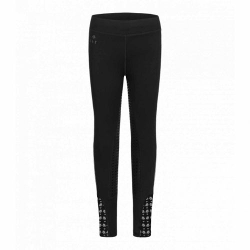 ELT, Lucky Denali lovagló leggings, gyerekeknek, fekete/Lucky Heart, 110