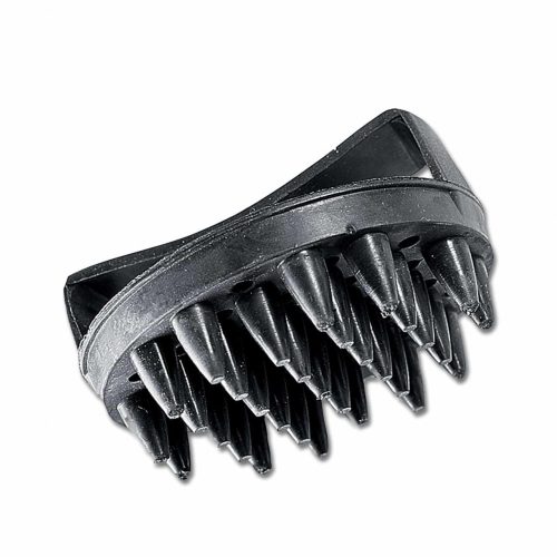 Rubber Groomer Magic Curry Comb, fekete