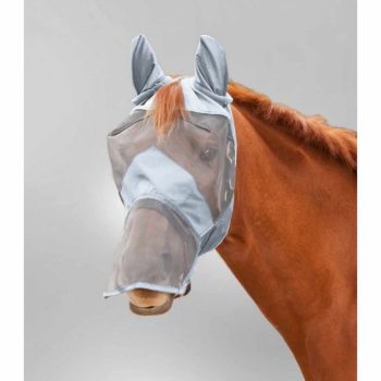   Waldhausen, PREMIUM légymaszk orr és fülvédővel, ezüstszürke, XFull