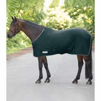   Waldhausen, ECONOMIC lótakaró keresztpántokkal, fleece, fenyő zöld, 125 cm