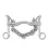 Waldhausen, Weymouth zabla, tömör, low port, 14,5 cm