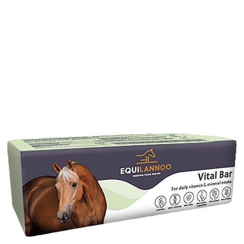 Equilannoo Vital Bar Vitalbar Ásványi anyagokban és nyomelemekben gazdag, gabonamentes vitamin szelet lovaknak 4,5 kg