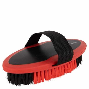   Premiere Lóvakaró, szőrkefe, puha markolattal, közepes méret