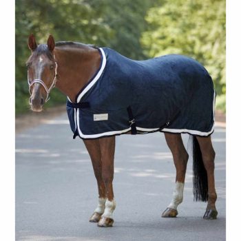   Waldhausen, COMFORT Esperia Two takaró, fleece, sötétkék/krém, 145 cm