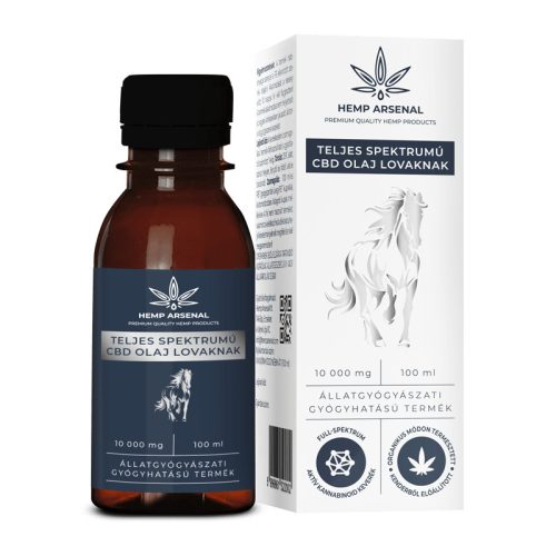 Hemp Arsenal THC-mentes CBD olaj lovaknak, 20000 mg / 100 ml